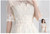 Short Prom Dresses 2017 Elegant O-neck Ruffles Half Sleeves Champagne Lace