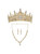 Necklace Earrings Crown Three-piece Set