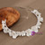 Joker Headdress Handmade White Flower Hairband