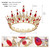 Retro Rhinestone Crown Hair Accessories Big Crown