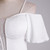 White Mermaid Spaghetti Straps Puff Sleeve Prom Dress