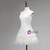 White Tulle Lace Spaghetti Straps Short Homecoming Dress