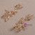 Korea bead hairgrips hair ornaments female tiara 2 pieces/lot South