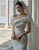 Sexy White Mermaid Pleats Strapless Wedding Dress