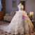 White Vintage Tulle Strapless Wedding Dress
