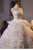 White Vintage Tulle Strapless Wedding Dress