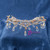 Baroque Ornaments beads  golden plate bride handmade antique gold crown
