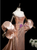 Champagne Gold Sequins Spaghetti Straps Beading Prom Dress