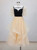 Champagne Tulle Straps Homecoming Dress