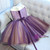 A-line V-Neck Short Mini Tulle Short Prom Dress short homecoming dresses