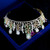 Baroque bride headdress ornaments fashion color crystal beaded crown