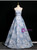 Blue Tulle Beading Strapless Prom Dress Blue Tulle Beading Strapless Prom Dress