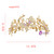 European Princess Crown Pearl Butterfly Hair Ornaments Jewelry