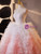 Gradient Pink Tulle Strapless Tiers Prom Dress Gradient Pink Tulle Strapless Tiers Prom Dress