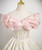 Champagne Print Off the Shoulder Quinceanera Dress