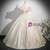 Champagne Print Off the Shoulder Quinceanera Dress