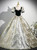 Gold print Black Velvet Short Sleeve Quinceanera Dress Gold print Black Velvet Short Sleeve Quinceanera Dress