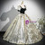 Gold print Black Velvet Short Sleeve Quinceanera Dress Gold print Black Velvet Short Sleeve Quinceanera Dress