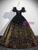 Black Sequins Puff Sleeve Quinceanera Dress
