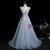 Blue Sequins Straps Flower Quinceanera Dress Blue Sequins Straps Flower Quinceanera Dress