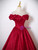 Modern Burgundy Off the Shoulder Pleats Prom Dress