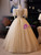 Champagne Sequins Puff Sleeve Quinceanera Dress Champagne Sequins Puff Sleeve Quinceanera Dress