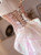 Pink Mermaid Sequins Beading Strapless Prom Dress