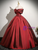 Burgundy Off the Shoulder Pleats Quinceanera Dress