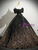 Blak Sequins Off the Shoulder Quinceanera Dress