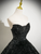 Black Sequins Strapless Quinceanera Dress