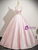Pink Straps Crystal Quinceanera Dress Pink Straps Crystal Quinceanera Dress