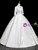 White Satin Sequins Short Sleeve Quinceanera Dress White Satin Sequins Short Sleeve Quinceanera Dress