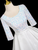 White Satin Sequins Short Sleeve Quinceanera Dress White Satin Sequins Short Sleeve Quinceanera Dress