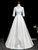 White Satin Sequins Short Sleeve Quinceanera Dress White Satin Sequins Short Sleeve Quinceanera Dress