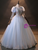 Blue Tulle Sequins Short Sleeve Appliques Quinceanera Dress