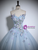 Blue Tulle Strapless Butterfly Quinceanera Dress Blue Tulle Strapless Butterfly Quinceanera Dress
