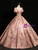 Pink Square Neck Puff Sleeve Quinceanera Dress Pink Square Neck Puff Sleeve Quinceanera Dress