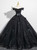 Black Tulle Sequins Off the Shoulder Appliques Quinceanera Dress Black Tulle Sequins Off the Shoulder Appliques Quinceanera Dress