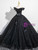 Black Tulle Sequins Off the Shoulder Appliques Quinceanera Dress Black Tulle Sequins Off the Shoulder Appliques Quinceanera Dress