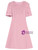 Pink Short Sleeve Mother Of The Bride Dress