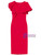Red Short Sleeve Mother Of The Bride Dress
