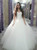 Arabic Ball Gown Sparkly Sweetheart Princess Wedding Dress
