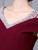 Burgundy V-neck Beading Mother Of The Bride Dress Burgundy V-neck Beading Mother Of The Bride Dress