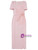 Pink Square Neck Short Sleeve Mother Of The Bride Dress Pink Square Neck Short Sleeve Mother Of The Bride Dress