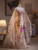 Champagne Sequins Embroidery Prom Dress