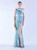 In Stock:Ship in 48 Hours Sky Blue Sequins Beading Prom Dress