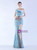 In Stock:Ship in 48 Hours Sky Blue Sequins Beading Prom Dress