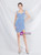 In Stock:Ship in 48 Hours Sexy Blue Sequins Straps Prom Dress