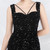 In Stock:Ship in 48 Hours Sexy Black Sequins Straps Prom Dress