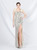 In Stock:Ship in 48 Hours Silver Mermaid Sequins Feather Prom Dress